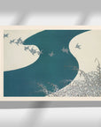 River and migratory birds - Japonica Graphic