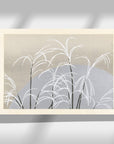 Silver grass and moon - Japonica Graphic