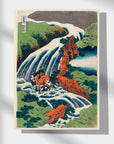 The Waterfall Where Yoshitsune Washed His Horse at Yoshino in Yamato Province - Japonica Graphic